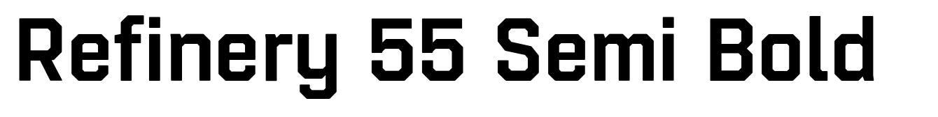 Refinery 55 Semi Bold